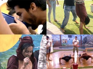 Kushal's Task of Drinking Water from Dog Bowl!